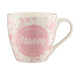 Cosy Floral Pink Ceramic Personalised Mug Assorted Styles Mugs Mulberry Studios Stacey  