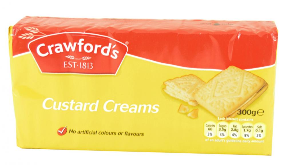 Crawfords Custard Creams 300g — Fabfinds