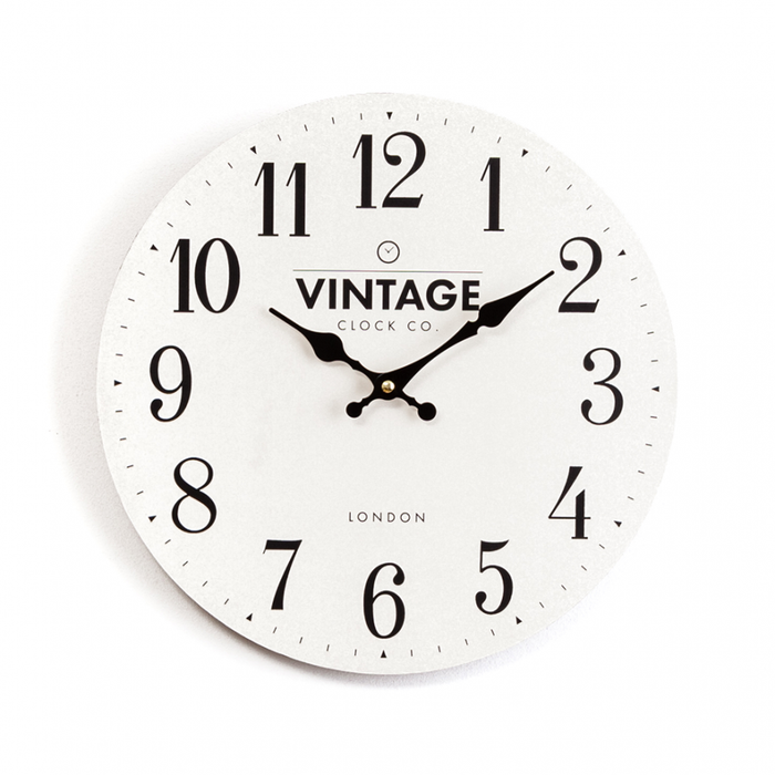 Croxton Cream Vintage Wall Clock Clocks FabFinds   