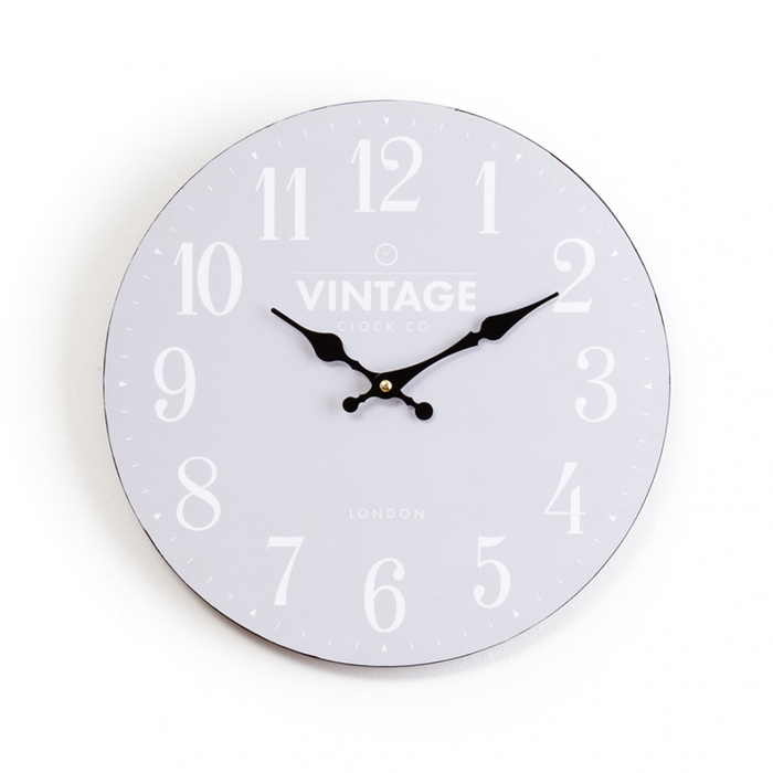 Croxton Grey Vintage Wall Clock Clocks FabFinds   