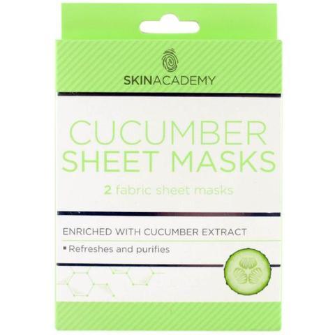 Skin Academy Cucumber Fabric Sheet Face Mask Face Masks skin academy   