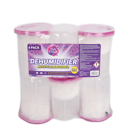 FabFresh Dehumidifier Moisture Absorber 6 Pk Dehumidifiers Fab Fresh   