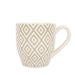 Grey & White Geometric Mug Mugs FabFinds   