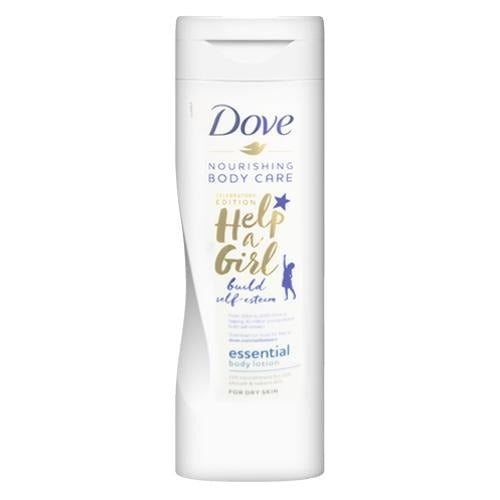Dove Essential Help A Girl Build Self-Esteem Body Lotion 400ml Body Moisturisers dove   
