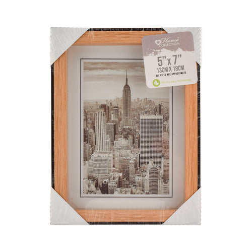Home Collection Kent Wooden Photo Frame Assorted Sizes Home Decoration Design Group 5" x 7"  