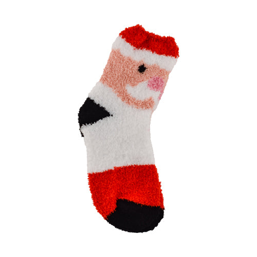 Ladies Christmas Santa Snuggle Socks One Size Socks & Snuggle Socks FabFinds   
