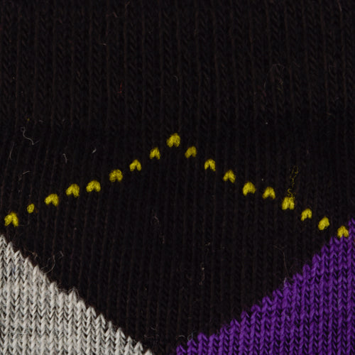 Kids purple argyle socks sale