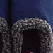 Men's Memory Foam Navy Fleece Slippers Assorted Sizes Slippers FabFinds   