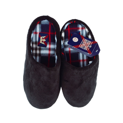 Men's Basic Black Mule Slippers Assorted Sizes FabFinds