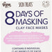 Skin Treats 8 Days Of Masking Assorted Clay Face Masks 8 Pk Face Masks skin treats   