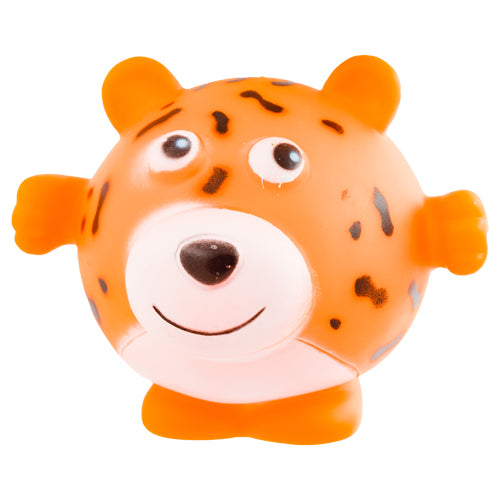 Safari Animal Squeaky Dog Chew Toy Assorted Styles Dog Toy otl Cheetah  