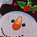 Snowman In Top Hat Christmas Cushion 45cm x 45cm Christmas Cushions & Throws FabFinds   