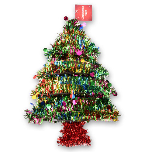 Tinsel Christmas Tree Hanging Decoration Christmas Decoration FabFinds   