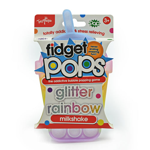 Fidget Pops Glitter Rainbow Milkshake Toys Toy Mania   