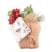 Artificial Christmas Plant in Jute Assorted Designs Christmas Garlands, Wreaths & Floristry Snow White   