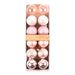 The Bauble Co. 12 Luxury Baubles 12 Pack Assorted Colours Christmas Baubles, Ornaments & Tinsel FabFinds Pink  