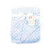 Baby Bubble Fleece Blanket 70cm x 90cm Assorted Colours baby FabFinds Blue  