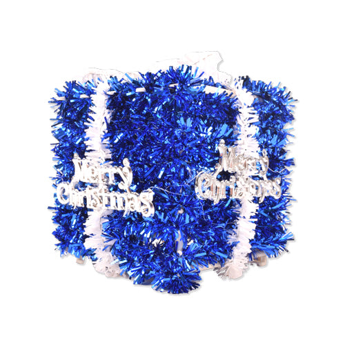 Mini Tinsel Present Christmas Decoration Assorted Colours Christmas Decoration FabFinds   