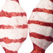 Candy Cane Christmas Hangers Assorted Designs 4 Pack Christmas Baubles, Ornaments & Tinsel Snow White   