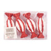 Candy Cane Christmas Hangers Assorted Designs 4 Pack Christmas Baubles, Ornaments & Tinsel Snow White Vertical Stripe  