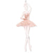Clear & Rose Gold Ballerina Christmas Decoration Christmas Decorations Snow White   