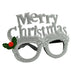Merry Christmas Glasses Assorted Colours Christmas Accessories FabFinds Silver  