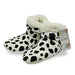 Dalmatian Print Cosy Short Boots Assorted Sizes Slippers Love to Laze 3-4  