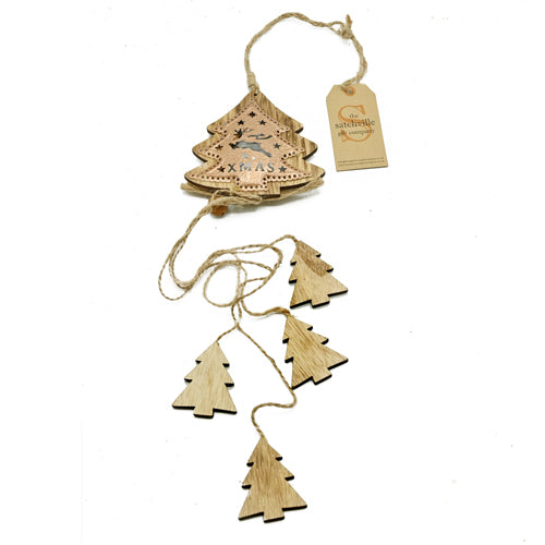 Christmas Tree Garland with Copper Decoration Christmas Garlands, Wreaths & Floristry The Satchville Gift Company Christmas Tree  