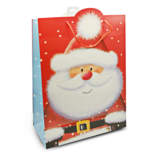 Extra Large Santa Christmas Gift Bag Christmas Gift Bags & Boxes FabFinds   