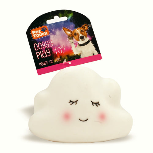 Squeaky Night Sky Dog Toy Assorted Styles Dog Toys Pet Touch Eyelash Face Fluffy Cloud  