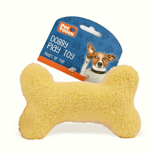 Pet Touch Dog Bone Plush Doy Toy Dog Toy Pet Touch   