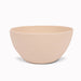 Bamboo Melamine Salad Bowl Kitchen Accessories FabFinds White  