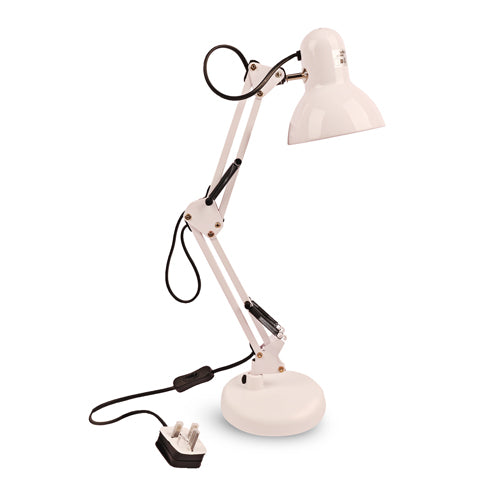 Home Collection Angled Desk Lamp Assorted Colours Home Lighting Home Collection White  