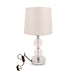 Home Collection White Clara Table Lamp Home Lighting Home Collection   
