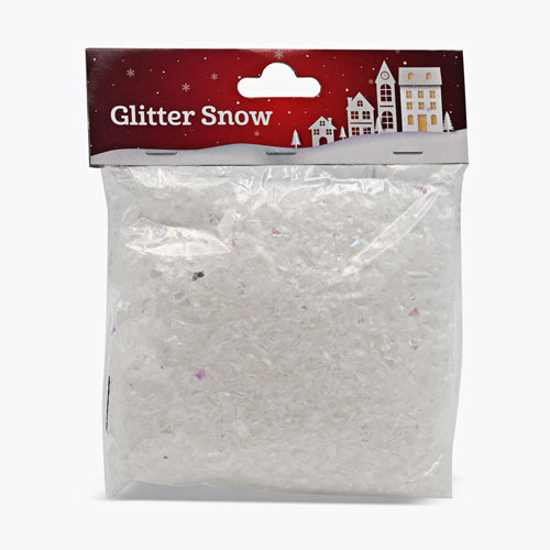 White Glitter Snow 90g Christmas Decorations FabFinds   