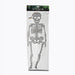 Halloween Hanging Glitter Skeleton Decoration Assorted Colours L51cm Halloween Decorations FabFinds Silver  