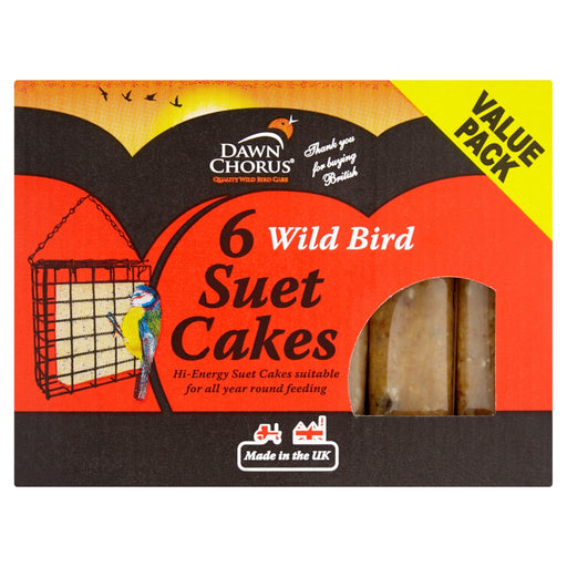 Dawn Chorus Wild Bird Suet Cakes 6 Pk 1.8kg Bird Food & Seeds FabFinds   