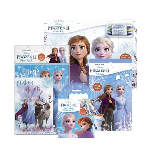 Disney Frozen II Kid's 4 Piece Activity Bundle Games & Puzzles FabFinds   