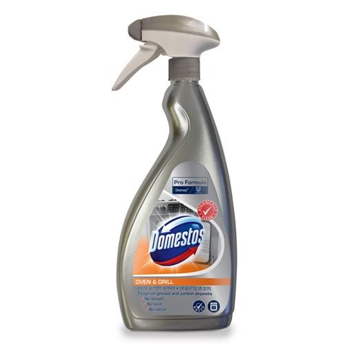 Domestos Pro Formula Oven & Grill Cleaning Spray 750ml Kitchen & Oven Cleaners Domestos   