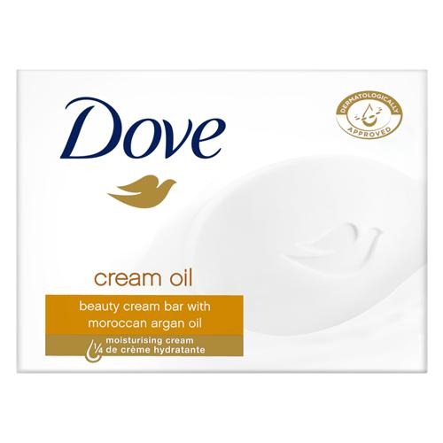Dove Cream Oil Beauty Cream Bar With Moroccan Argan Oil 100g Hand Wash & Soap dove   