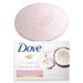 Dove Coconut Milk Beauty Cream Bar 100g Hand Wash & Soap dove   