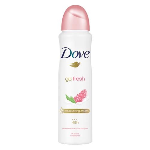 Dove Go Fresh Pomegranate Antiperspirant Spray 150ml Deodorant & Antiperspirants dove   