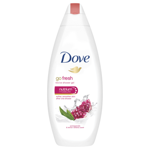 Dove Go Fresh Pomegranate & Lemon Verbena Body Wash 500ml Shower Gel & Body Wash dove   