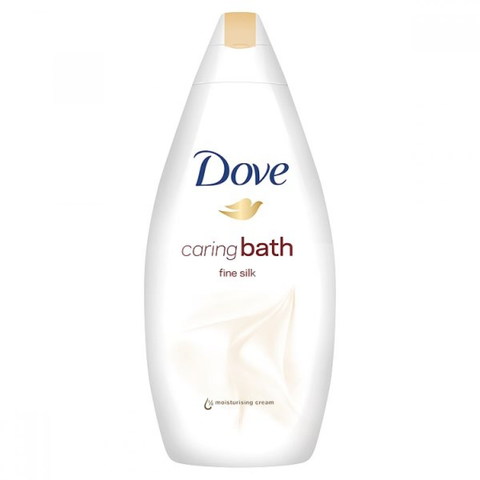 Dove Caring Fine Silk Bath Cream 500ml Bath Salts & Bombs dove   