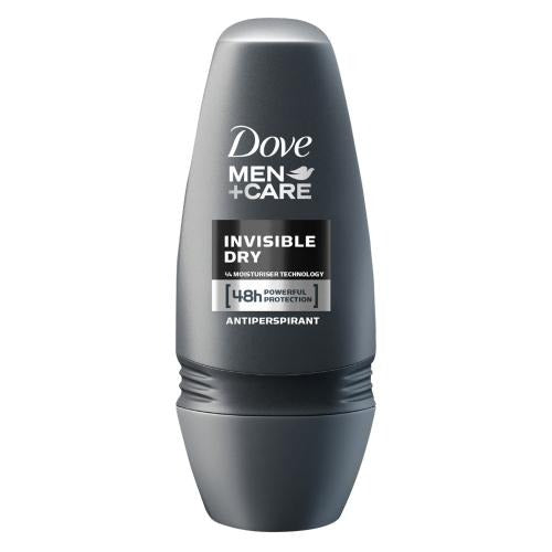 Dove Men+Care Invisible Dry Roll-On Antiperspirant 50ml Deodorant & Antiperspirants dove   