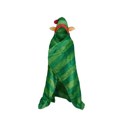 Kids Festive Christmas Cosy Hooded Elf Blanket Kids Clothing Gaveno Cavailia   