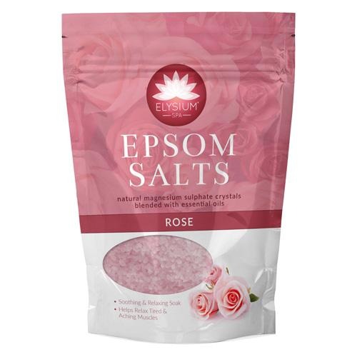 Elysium Spa Epsom Bath Salts Rose 450g Bath Salts & Bombs elysium spa   
