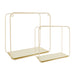 Home Collection Wire Cube Shelves 2 Pack Assorted Colours Shelving Home Collection Gold  