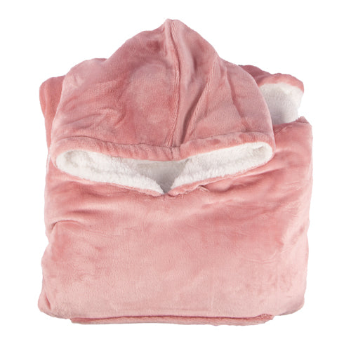 Hugs Pink Plush Blanket