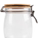 Woolf & Baker Glass Storage Jar with Bamboo Lid 700ml Food Storage woolf & baker   